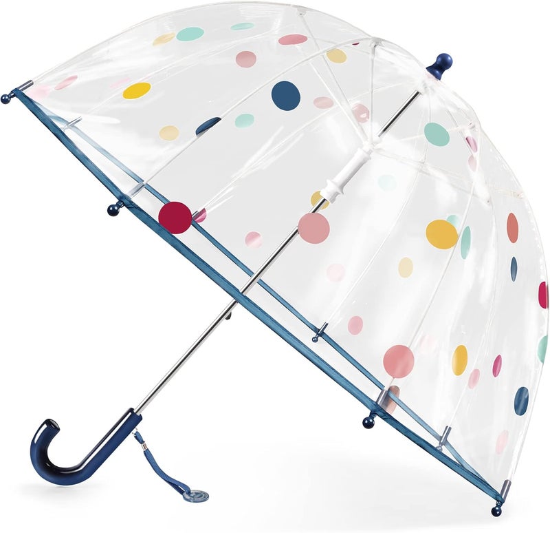 RONIARE Kids Clear Bubble Umbrellas for Rain Dome Windproof Umbrella for Kid Girls and Boys - Image 1